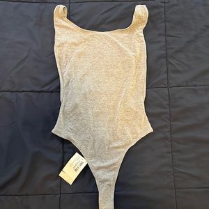 Grey bodysuit